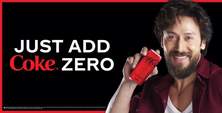 टाइगर श्रॉफ के साथ कोका-कोला ज़ीरो शुगर की वापसी