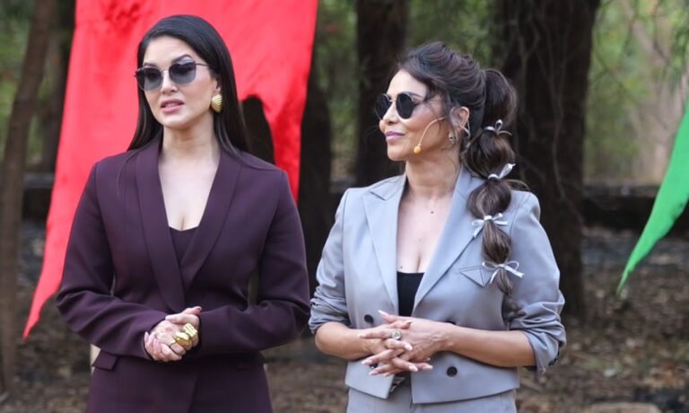 सनी लियोनी के हिंदी ज्ञान से दंग रह गई निकिता रावल