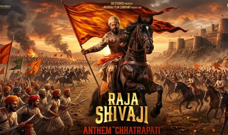 इतिहास की गर्जना: ‘राजा शिवाजी’ पोस्टर आउट, सोमवार को आएगा ‘छत्रपती’ अँथम’